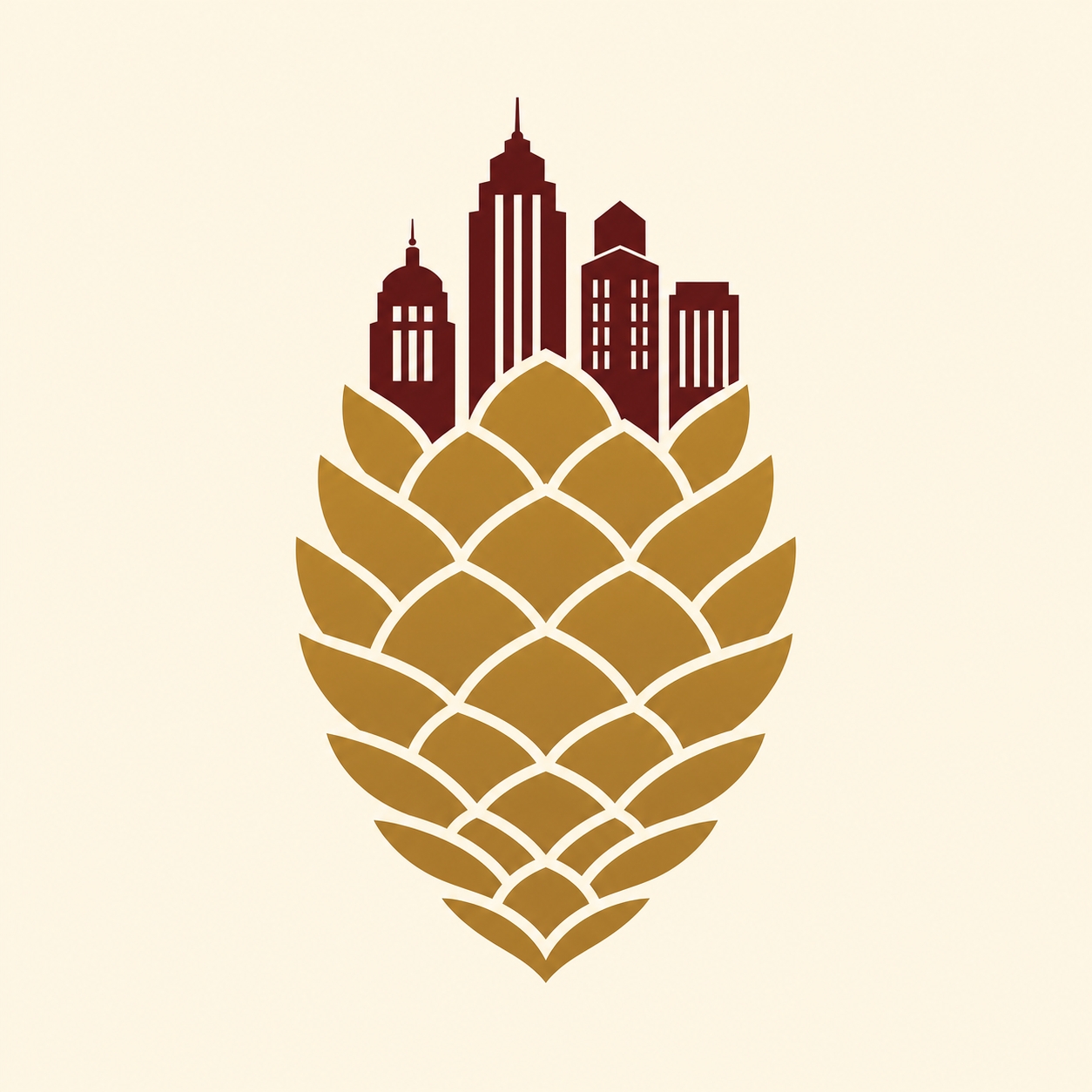 Pinecone concept representing protection timing and growth